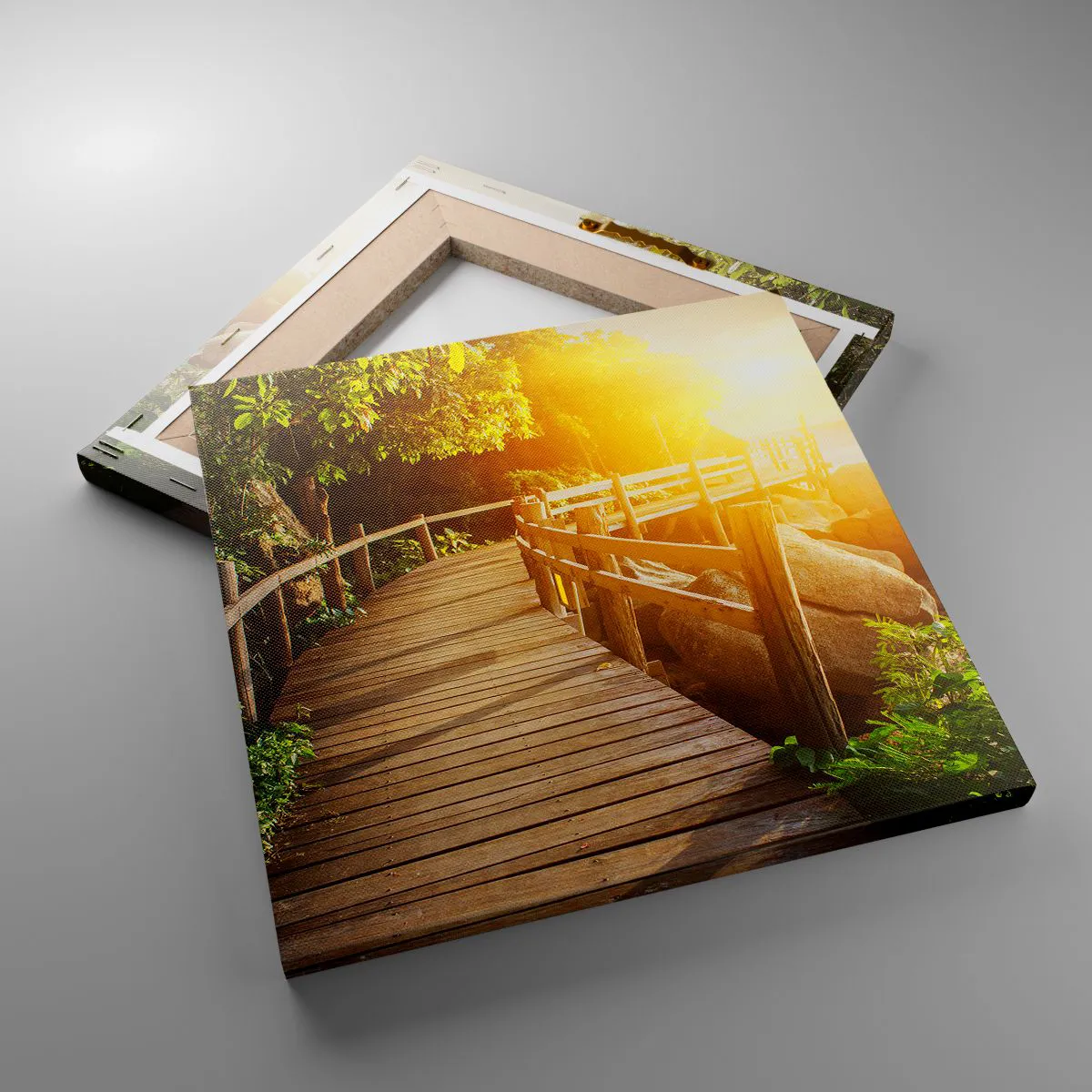 Lærredstryk - Billede på lærred - Endnu et sving, endnu et under - 30x30 cm