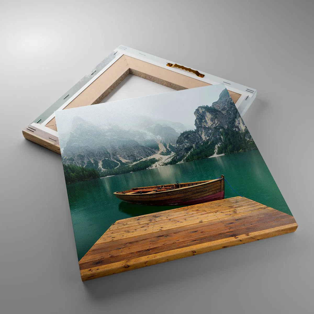 Impression sur toile - Image sur toile - Faire face à la fierté des rochers - 30x30 cm