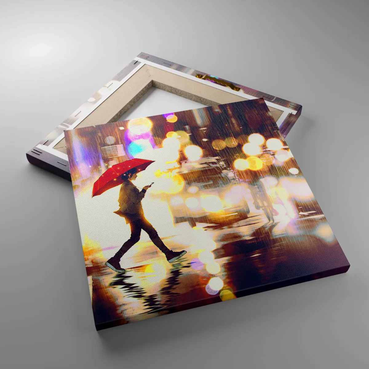 Impression sur toile - Image sur toile - Et pourtant ensoleillé - 30x30 cm