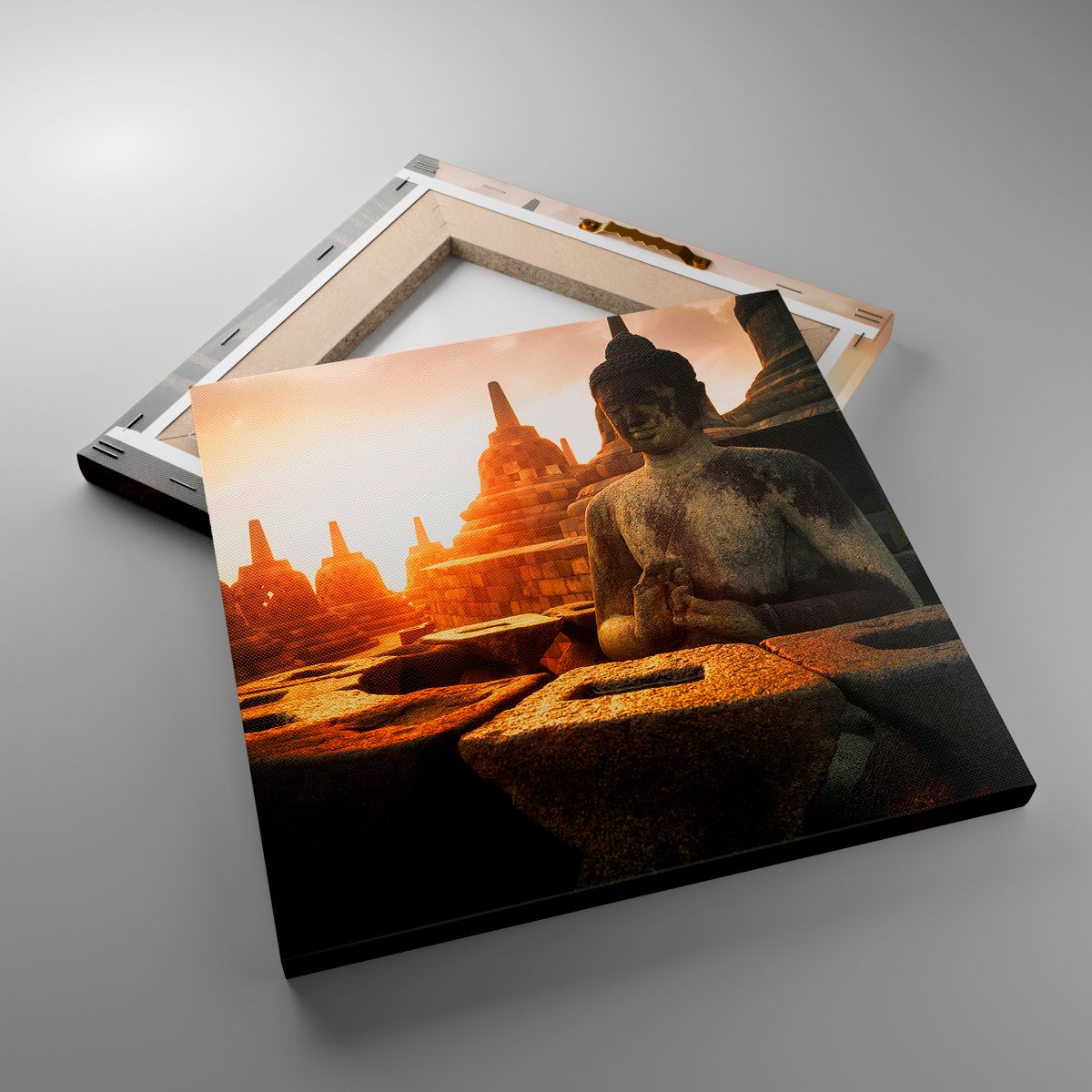 Leinwandbild Asien, Leinwandbild Buddha, Leinwandbild Borobudur, Leinwandbild Kultur, Leinwandbild Meditation