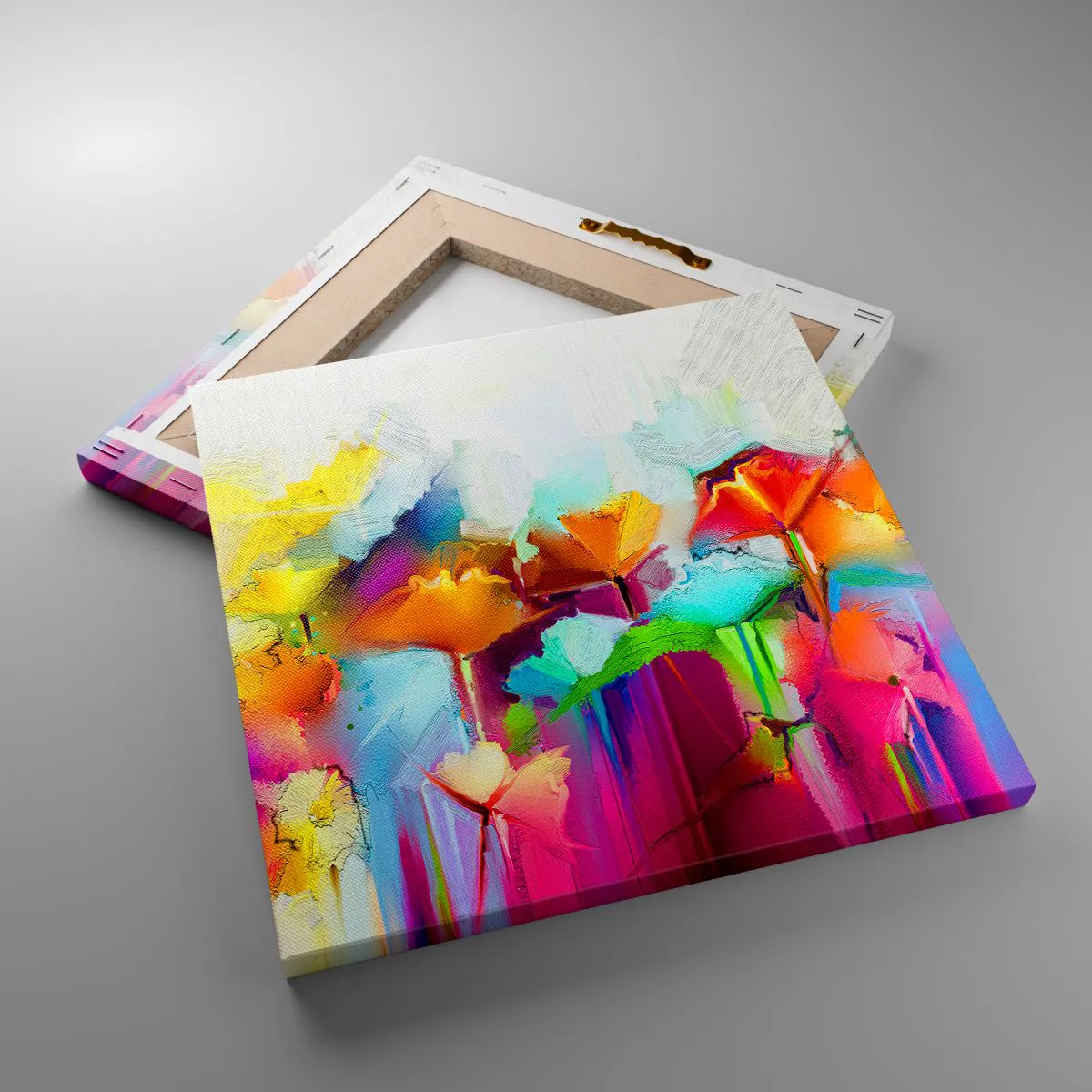 Impression sur toile - Image sur toile - L'arc-en-ciel s'est épanoui - 30x30 cm