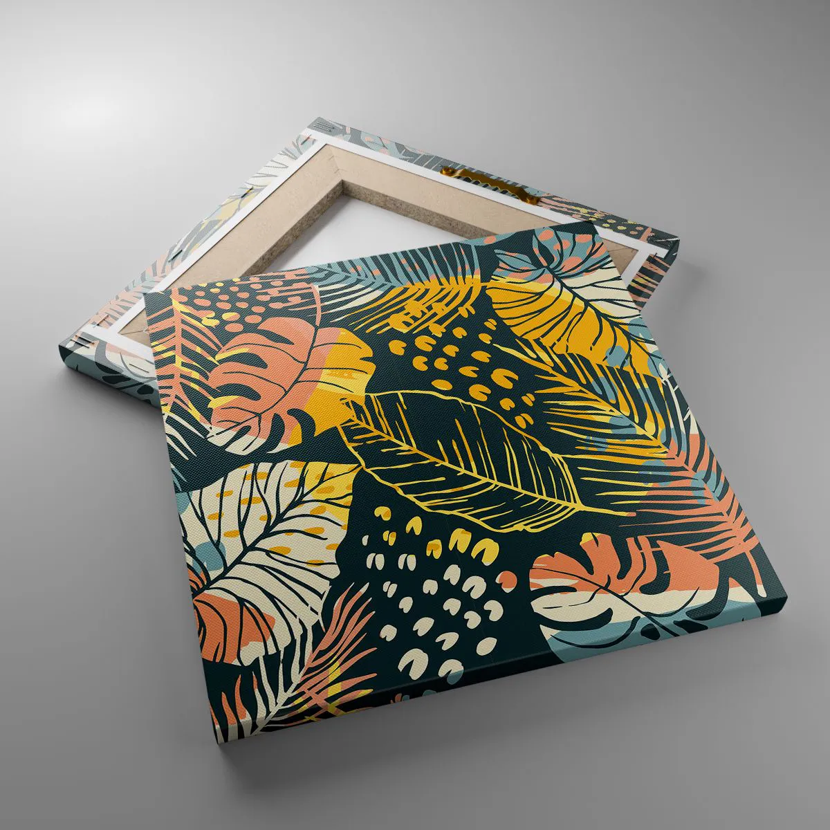 Bild auf Leinwand - Leinwandbild - Grüne Fantasie - 30x30 cm