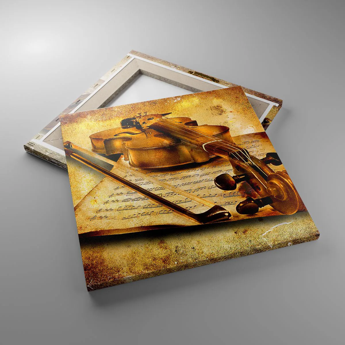 Impression sur toile - Image sur toile - Besoin immédiat d'un virtuose - 40x40 cm