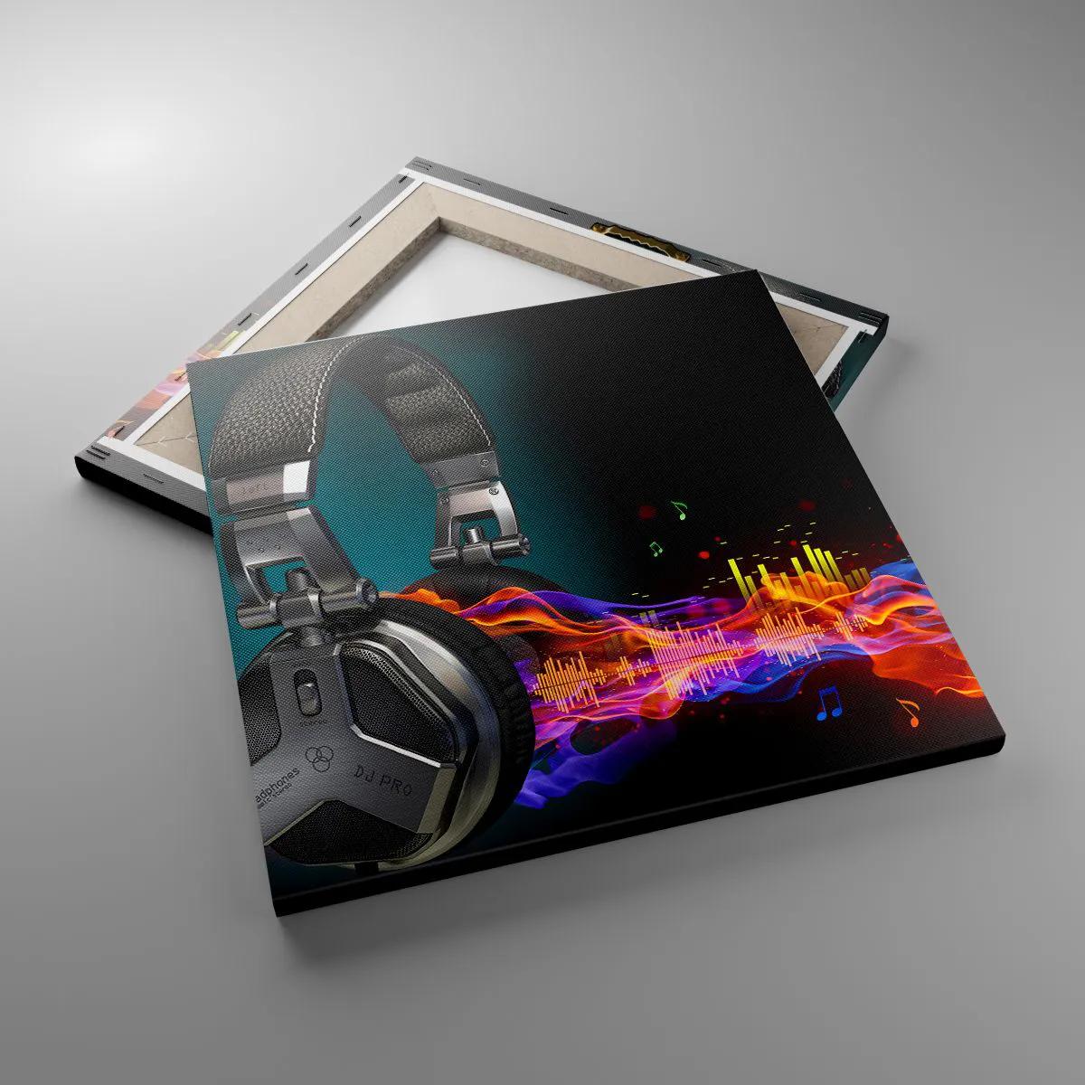 Canvas picture - In the Fire of Music - 40x40 cm