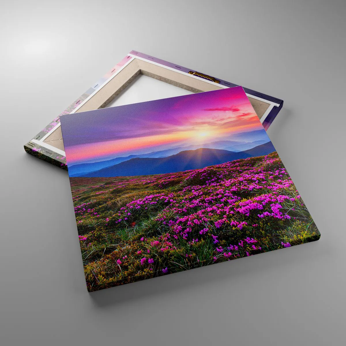 Lærredstryk - Billede på lærred - Urter duftede friske bundter fra niw - 40x40 cm