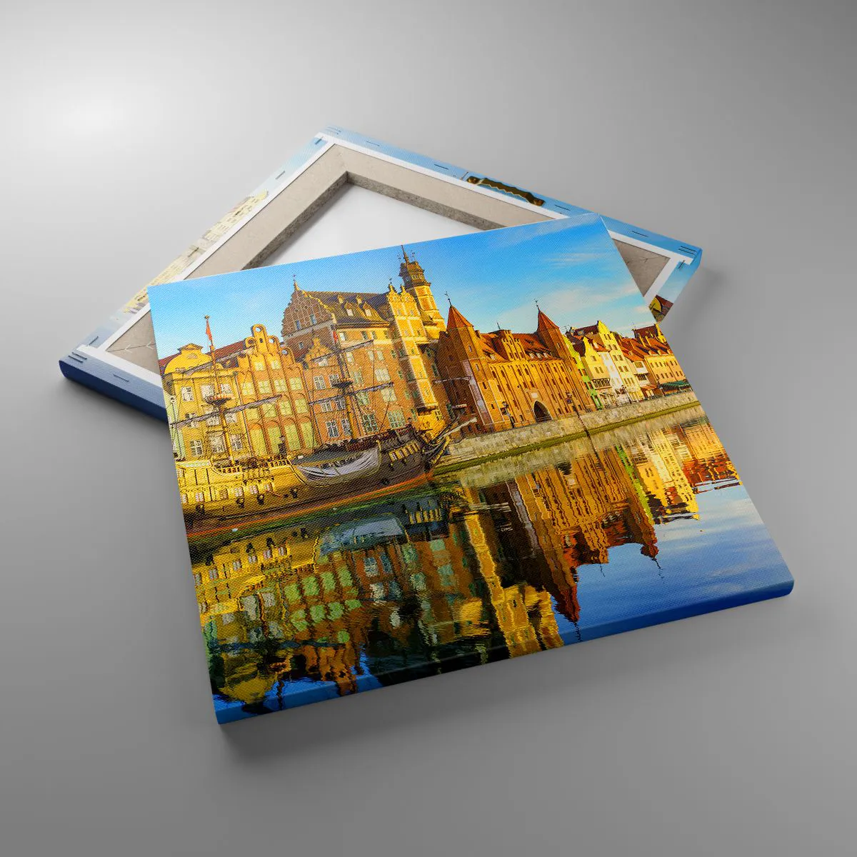 Canvas picture - Mirror Reflection of the Past - 40x40 cm