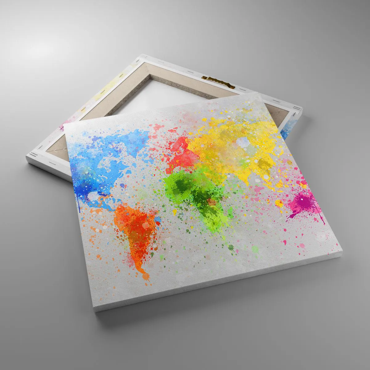 Vászonkép - A világ minden színe - 40x40 cm