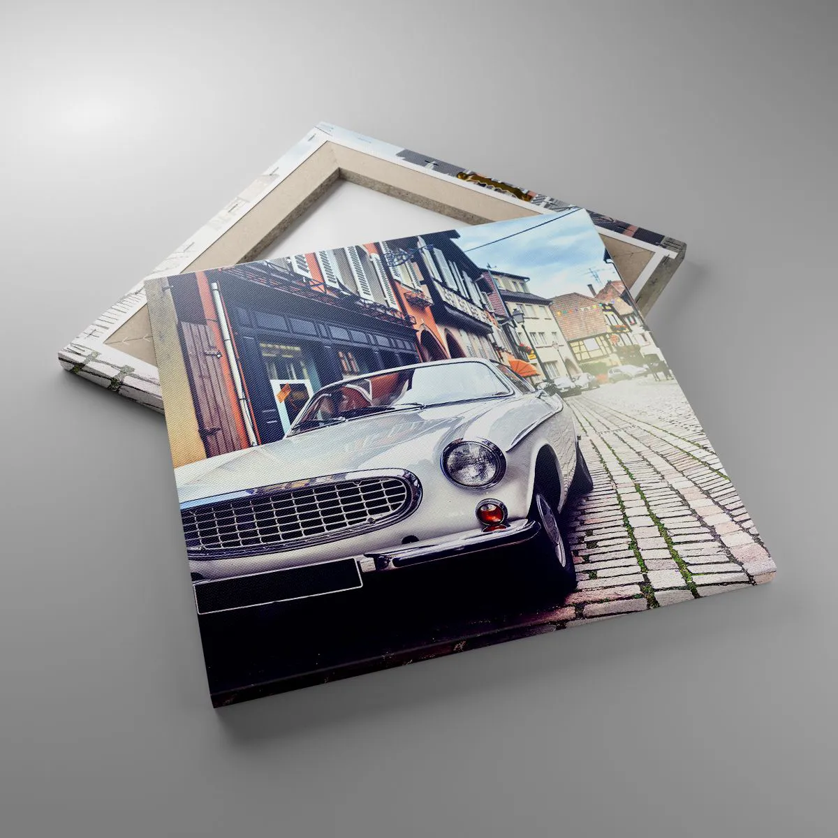 Lærredstryk - Billede på lærred - Fortiden er i dag - 40x40 cm