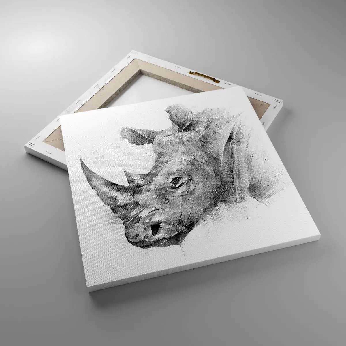 Quadro em tela - Retrato africano - 40x40 cm