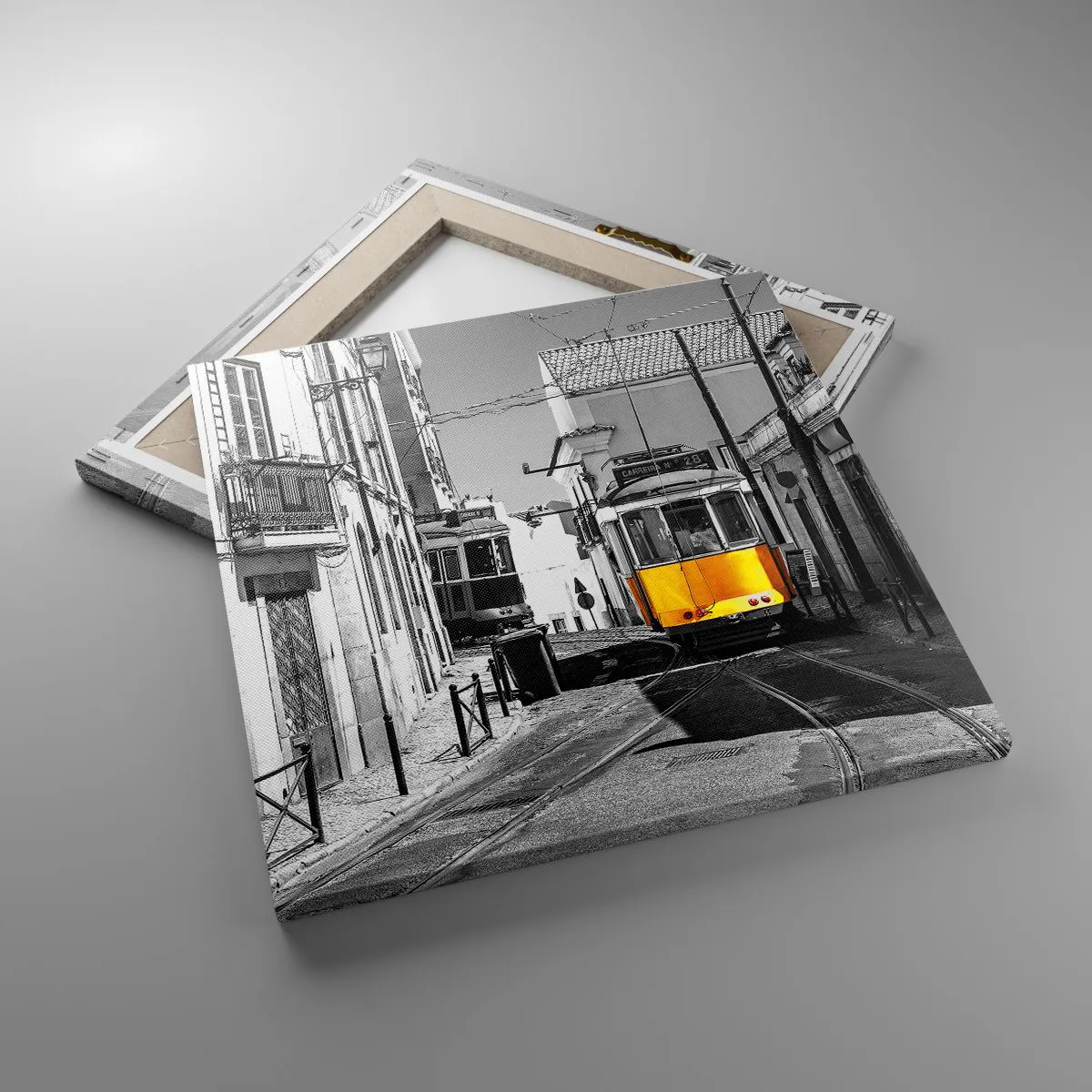 Tablou pe pânză - Spiritul Lisabonei - 40x40 cm