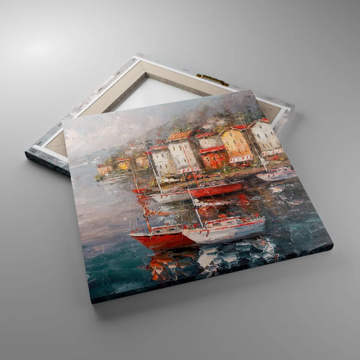 Tablou pe pânză - Portul romantic - 40x40 cm