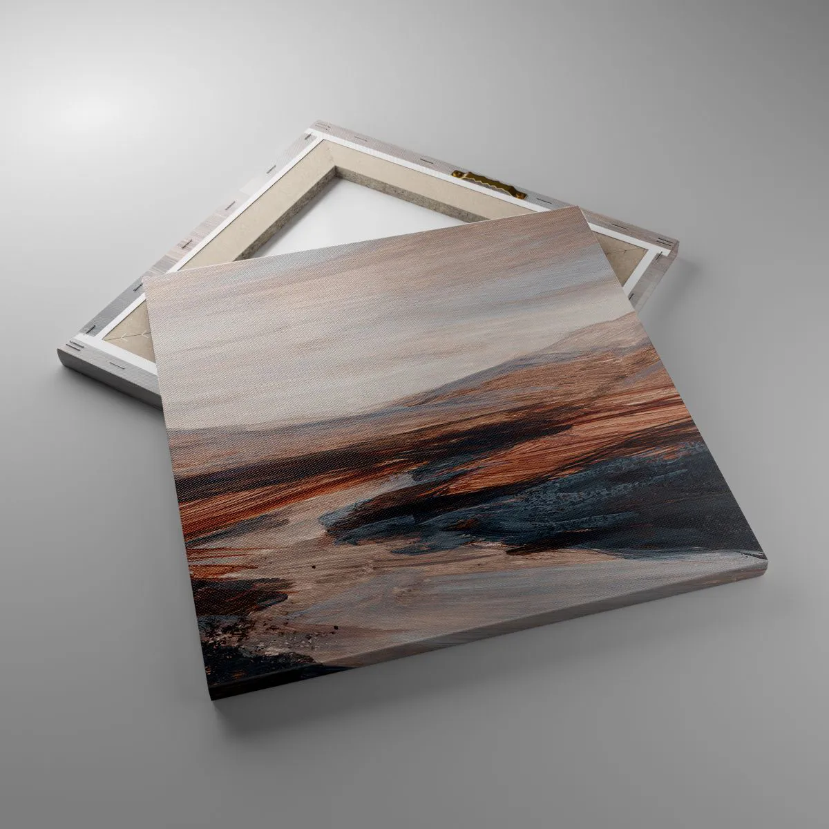 Lærredstryk - Billede på lærred - Fredfyldt dal - 40x40 cm