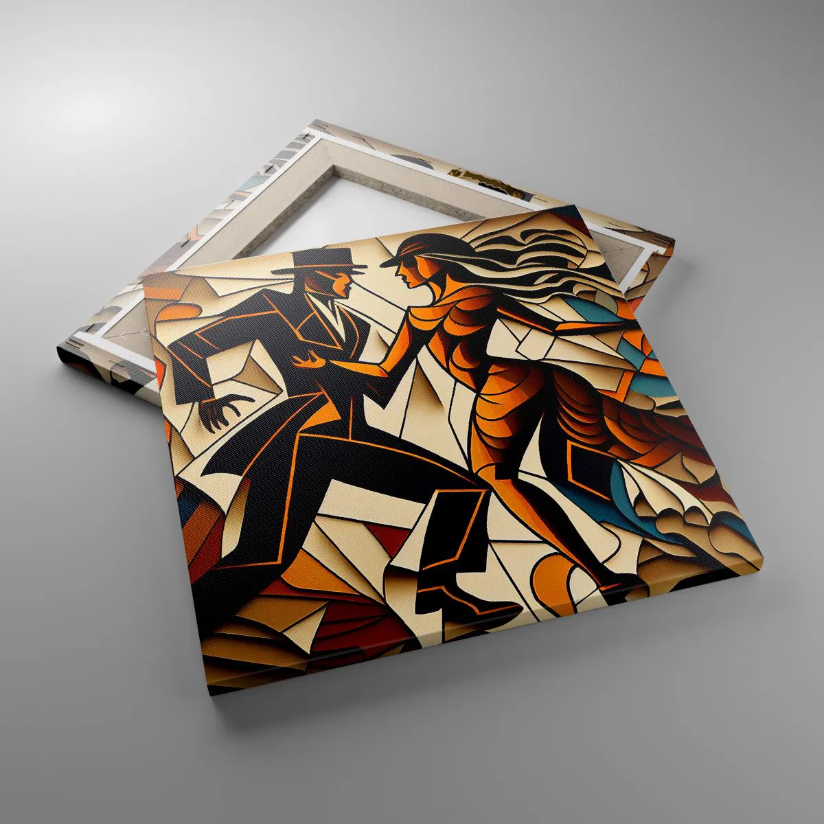 Obraz na płótnie - Taniec pasji i namiętności - 40x40 cm