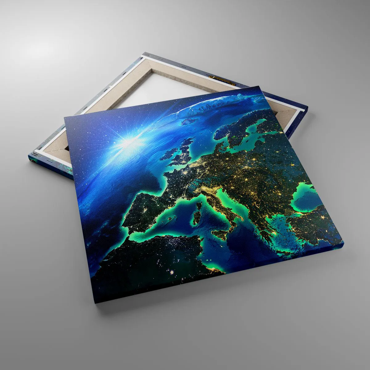 Canvas picture - Sparkling Europe - 50x50 cm