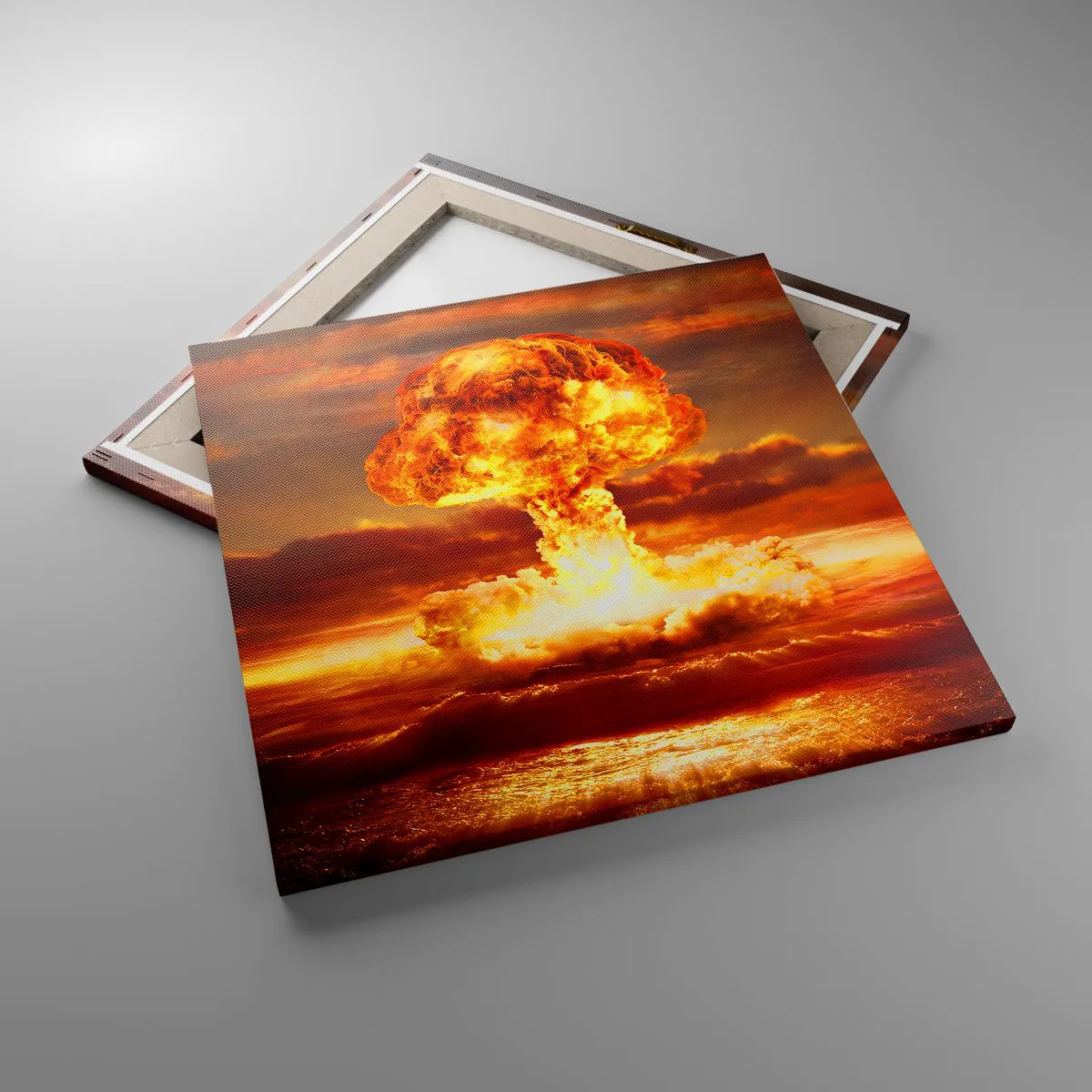 Schilderen op canvas - En het einde zal komen - 50x50 cm