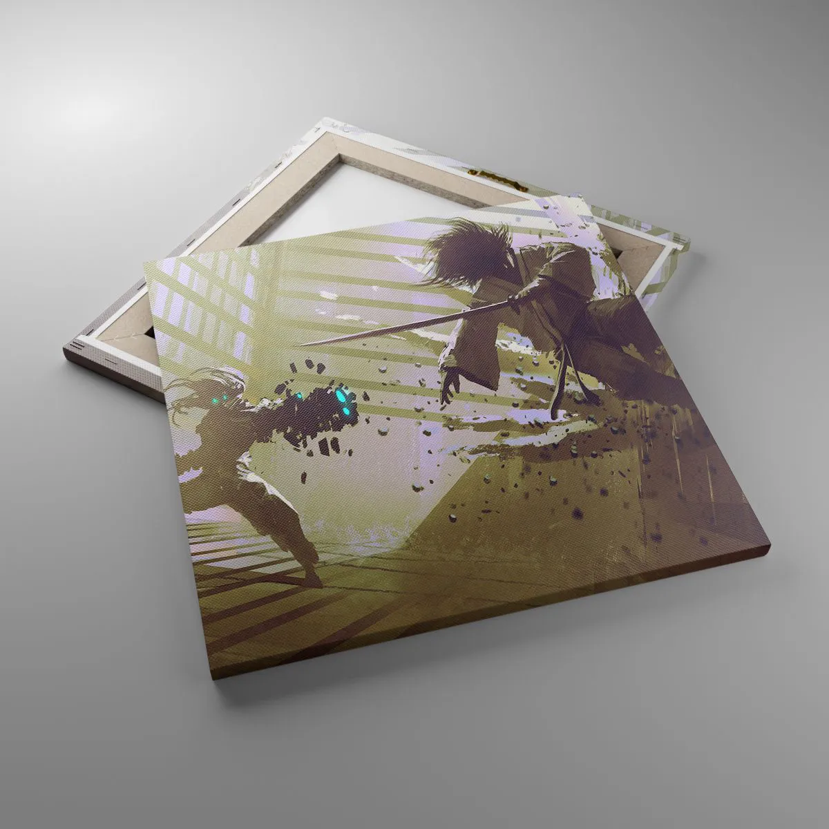 Obraz na płótnie - I ty możesz być samurajem - 50x50 cm