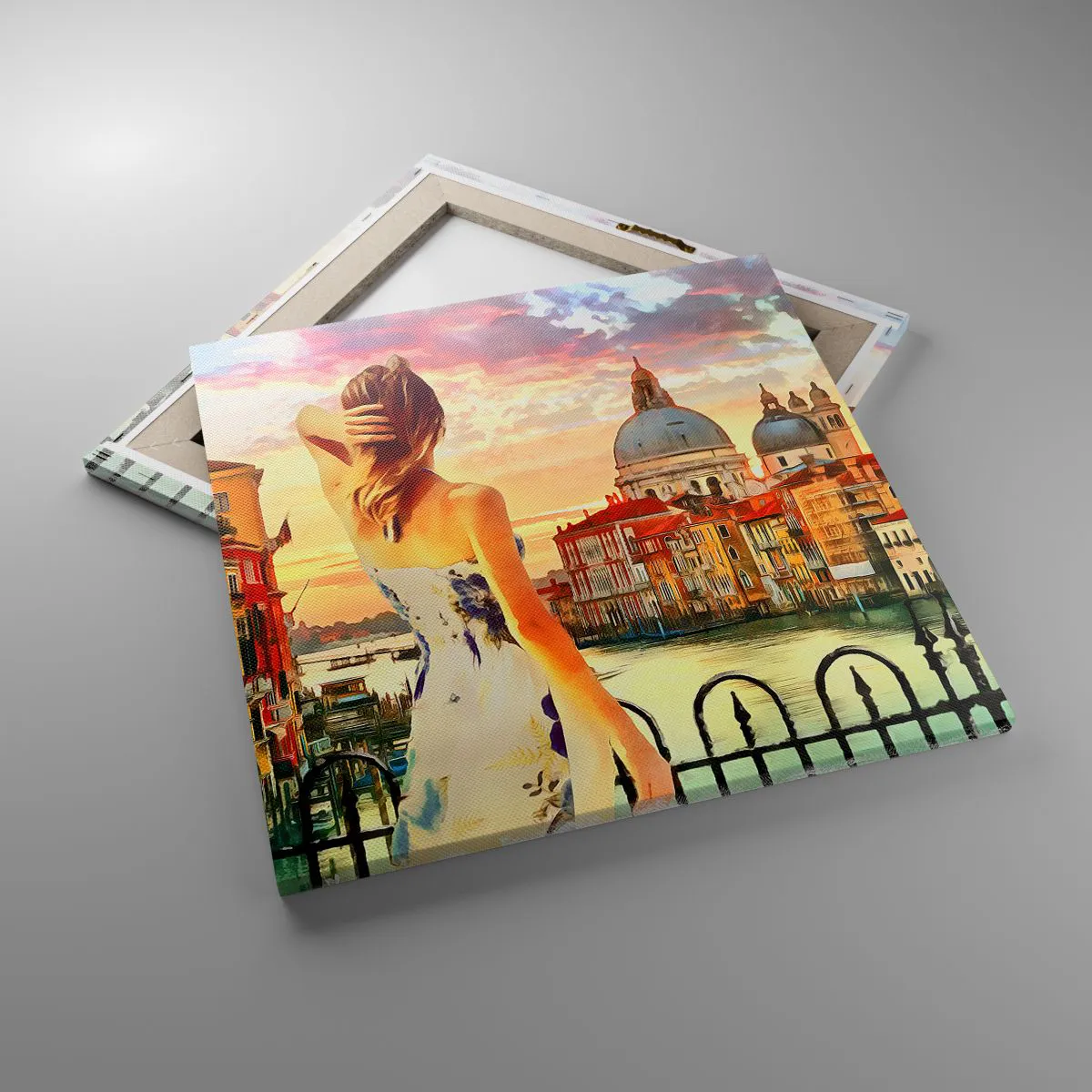 Bild auf Leinwand - Leinwandbild - Als Abenteuer nur in ... - 50x50 cm