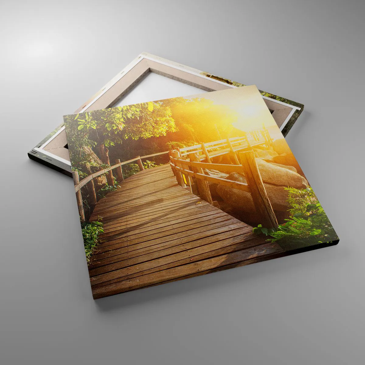 Impression sur toile - Image sur toile - Un autre tour, un autre miracle - 50x50 cm