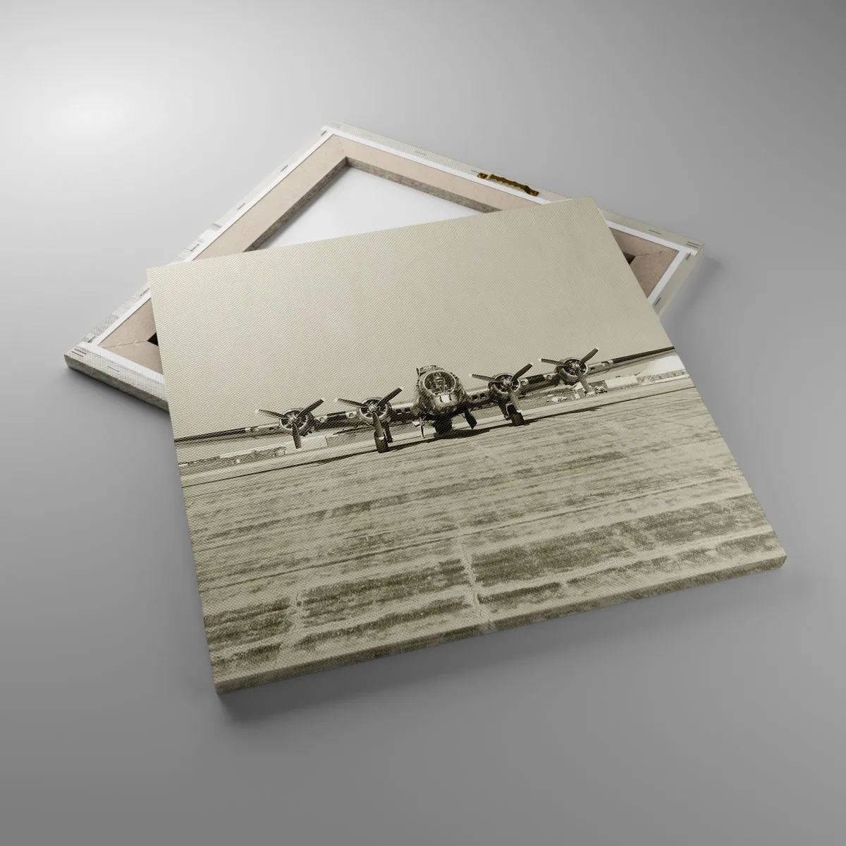 Vászonkép - Mint mindig készen - 50x50 cm