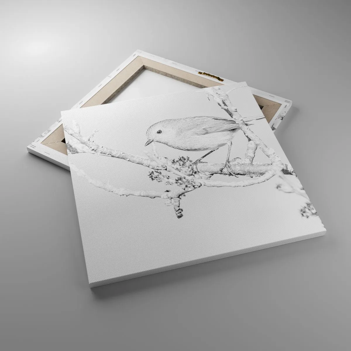 Obraz na plátne - Zimné ráno - 50x50 cm