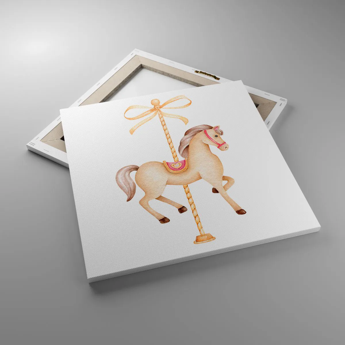 Impression sur toile - Image sur toile - Un trot gracieux - 50x50 cm