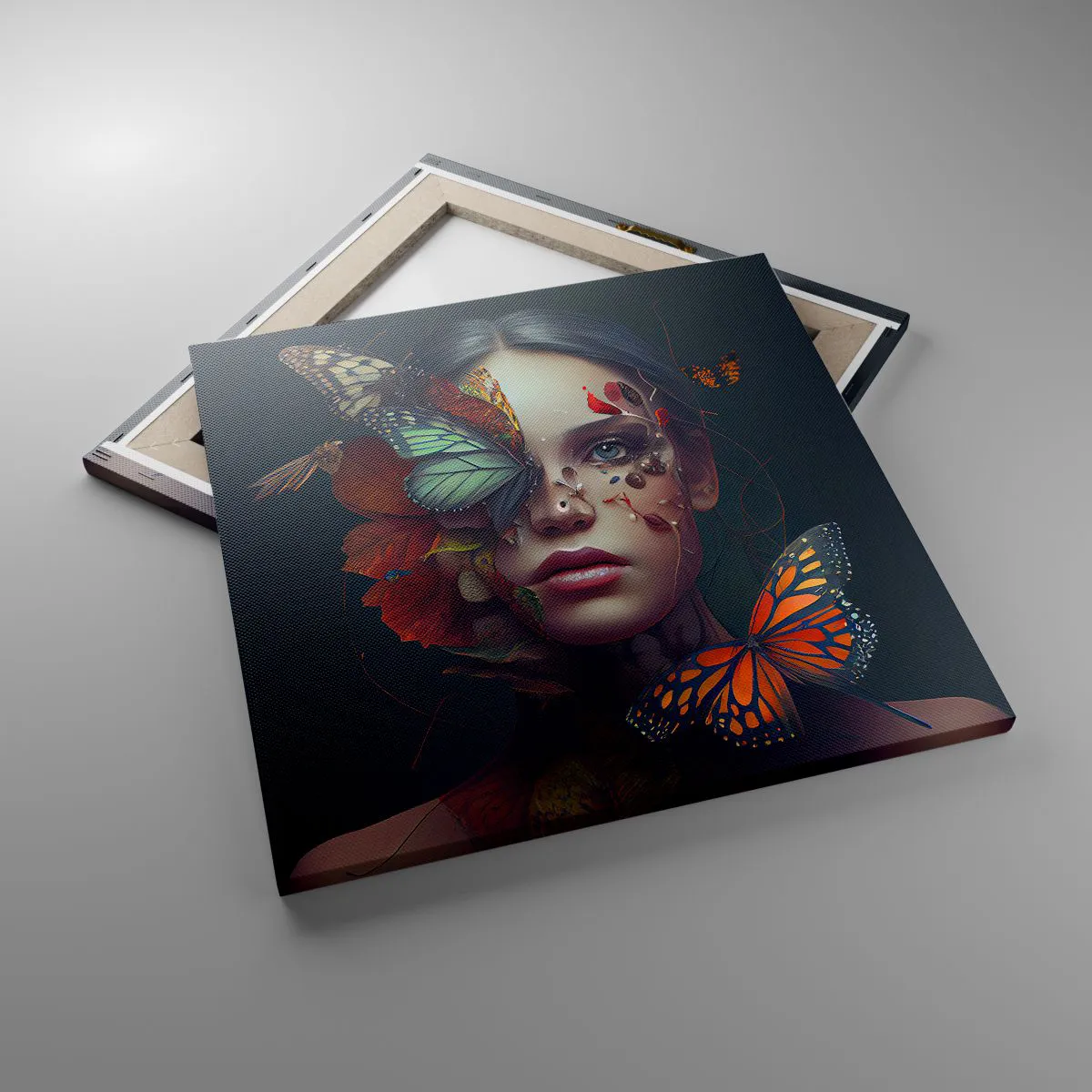 Impression sur toile - Image sur toile - Une merveilleuse métamorphose - 50x50 cm