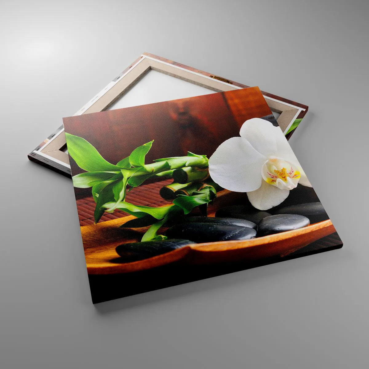 Lærredstryk - Billede på lærred - Overgiv dig til naturens berøring - 60x60 cm