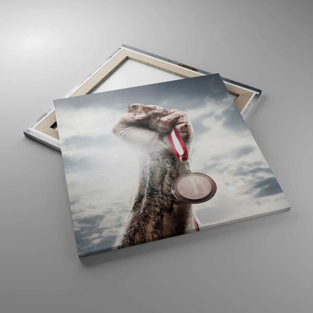 Impression sur toile - Image sur toile - Per aspera ad astra - 60x60 cm