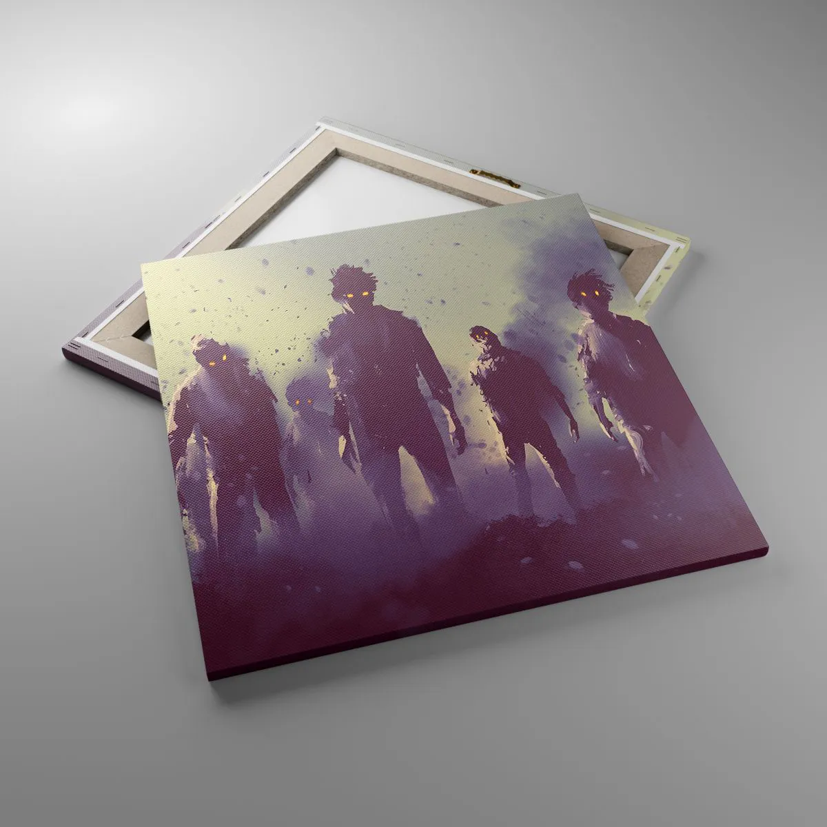 Impression sur toile - Image sur toile - Fais attention! Ils arrivent - 60x60 cm