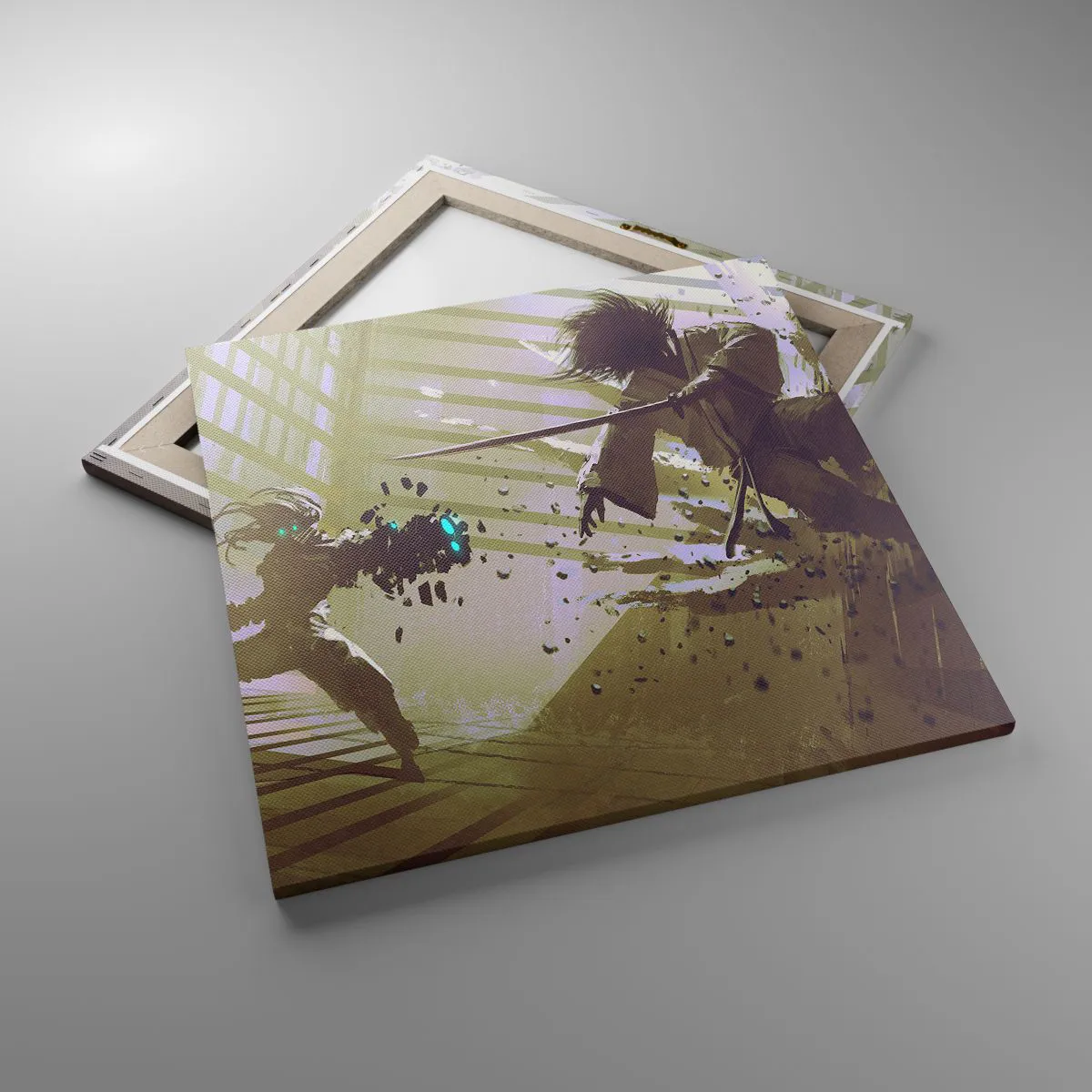 Obraz na płótnie - I ty możesz być samurajem - 60x60 cm