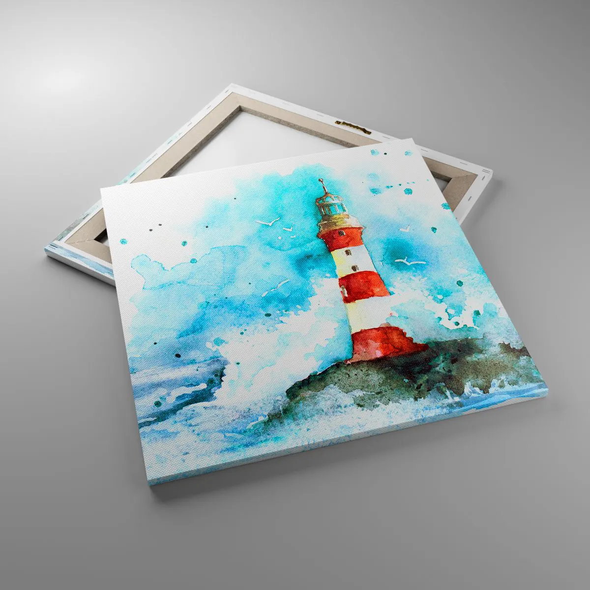 Quadro su tela - Stampe su Tela - L'unità dei quattro elementi - 60x60 cm