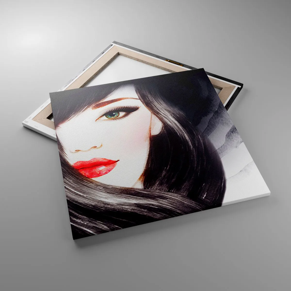 Impression sur toile - Image sur toile - Aspect saphir - 60x60 cm