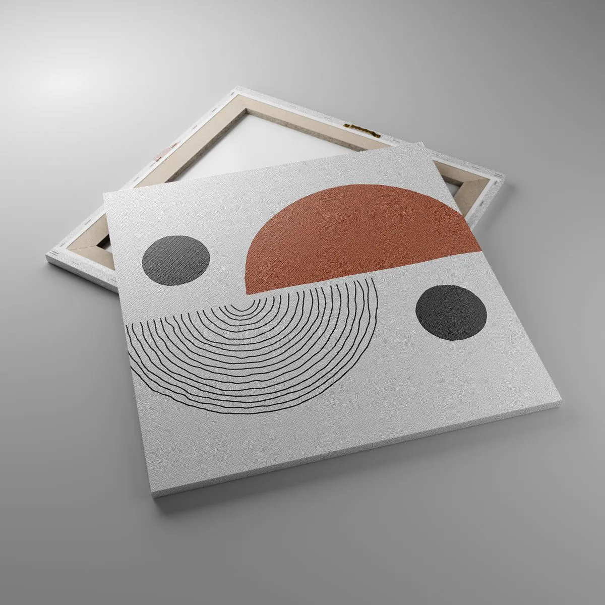 Bild auf Leinwand - Leinwandbild - Perfektion des Rades - 60x60 cm