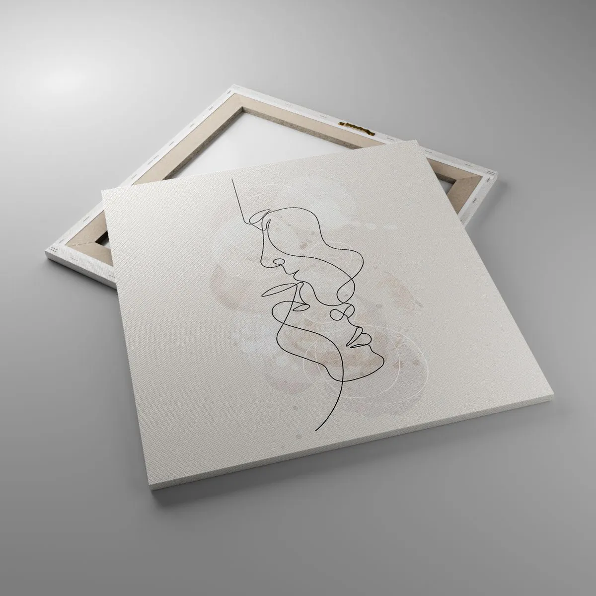 Impression sur toile - Image sur toile - Emmêlé dans une étreinte - 60x60 cm