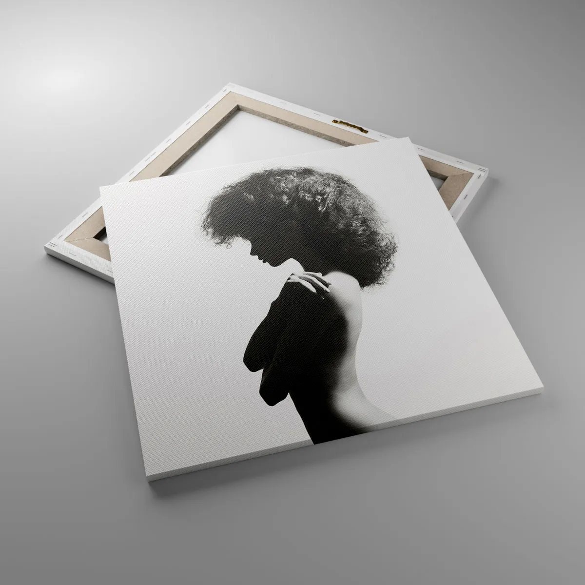 Impression sur toile - Image sur toile - Comme une fleur au bout d'une fine tige - 60x60 cm