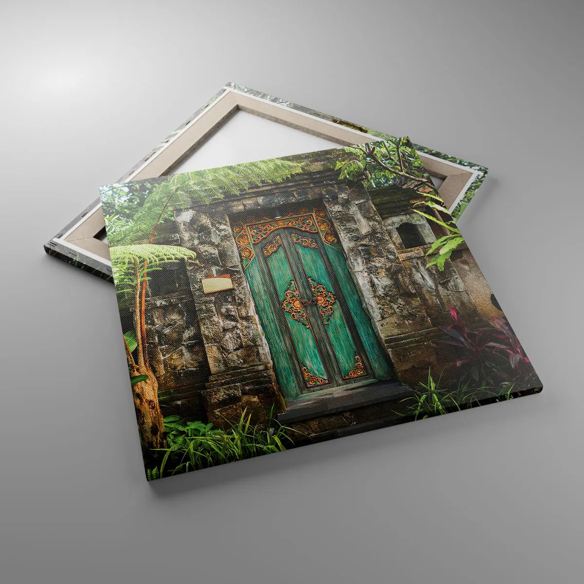 Quadro su tela - Stampe su Tela - Le porte verso un mondo esotico - 60x60 cm