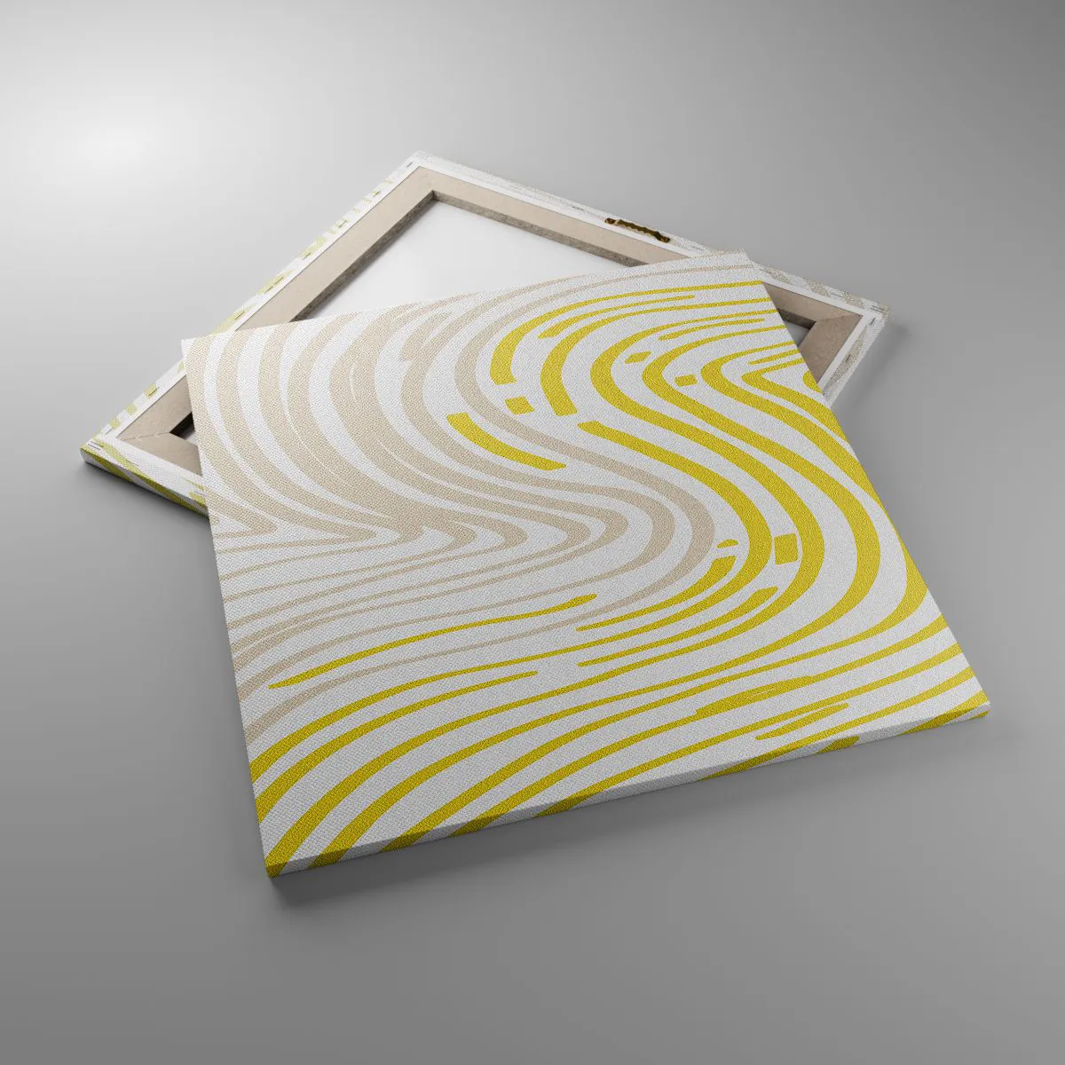 Schilderen op canvas - Een compositie met een zachte buiging - 60x60 cm