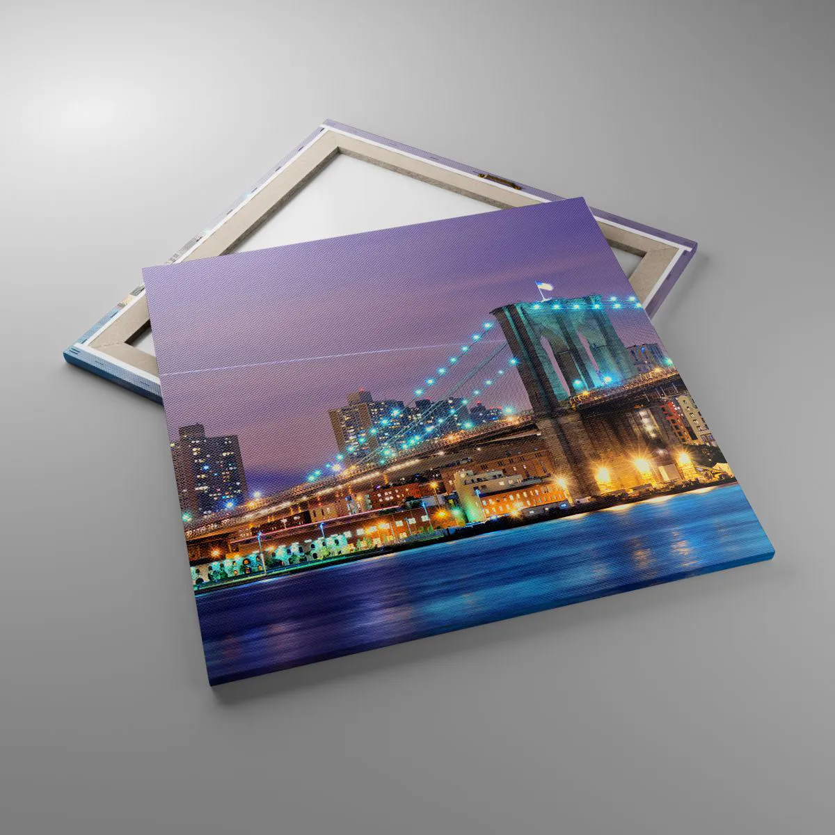 Obraz na płótnie - Od wielu lat Brookliński Most - 70x70 cm