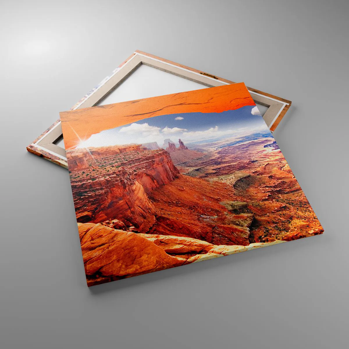 Impression sur toile - Image sur toile - Sculpté par la nature elle-même - 70x70 cm