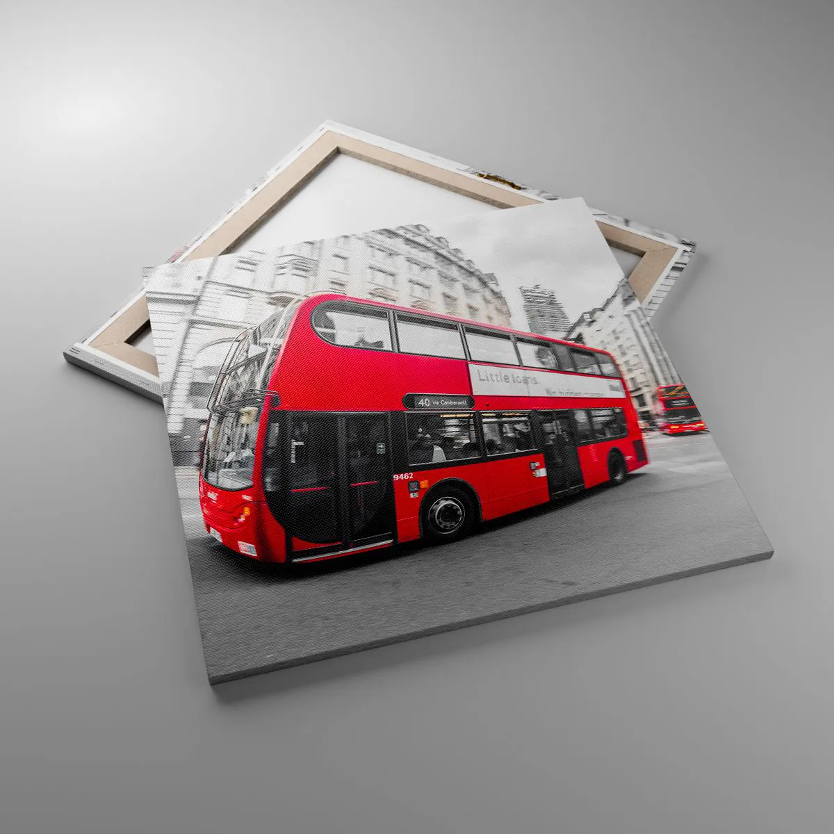 Obraz na plátně - Londýn tradičně - by bus - 70x70 cm
