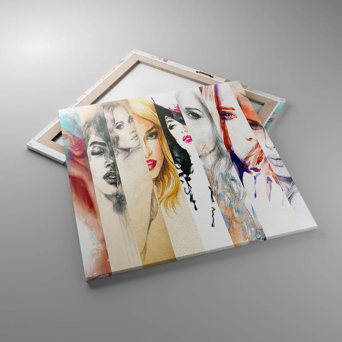 Impression sur toile - Image sur toile - Et c'est toujours TOI - 70x70 cm