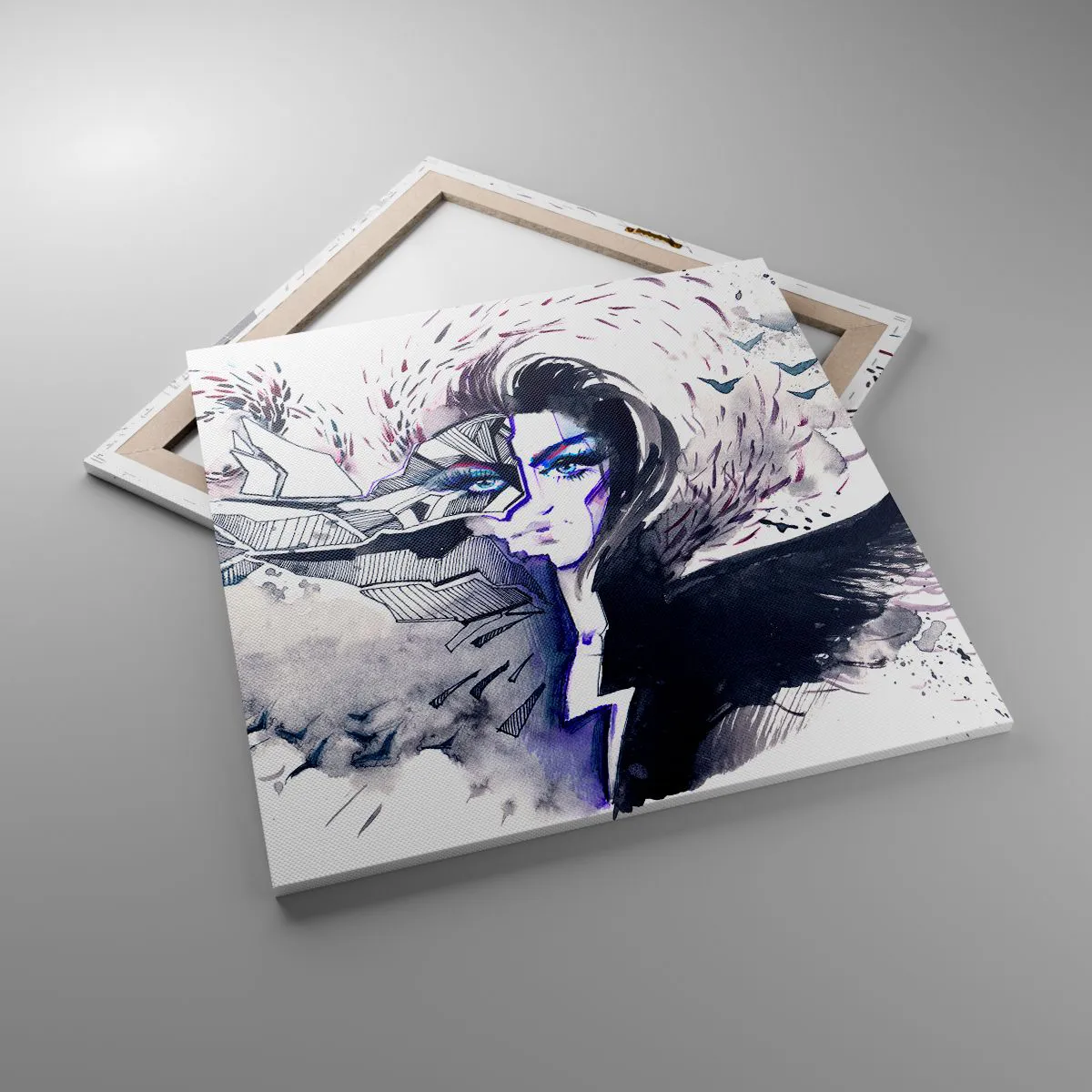 Vászonkép - Démoni és gyönyörű - 70x70 cm