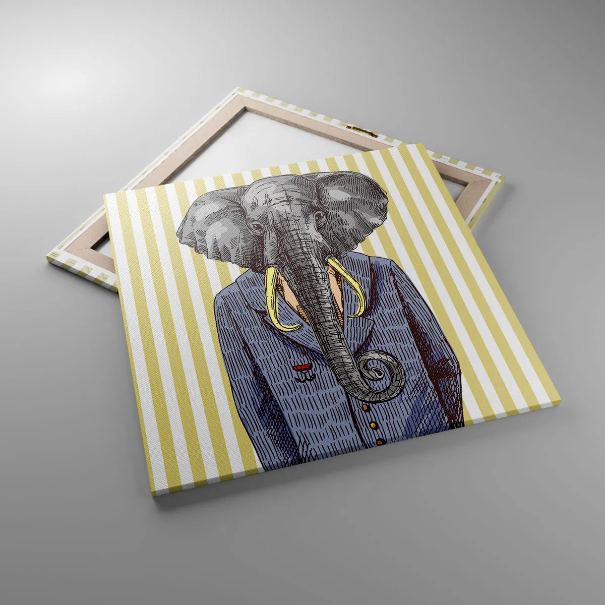 Impression sur toile - Image sur toile - Élégant par nature - 70x70 cm