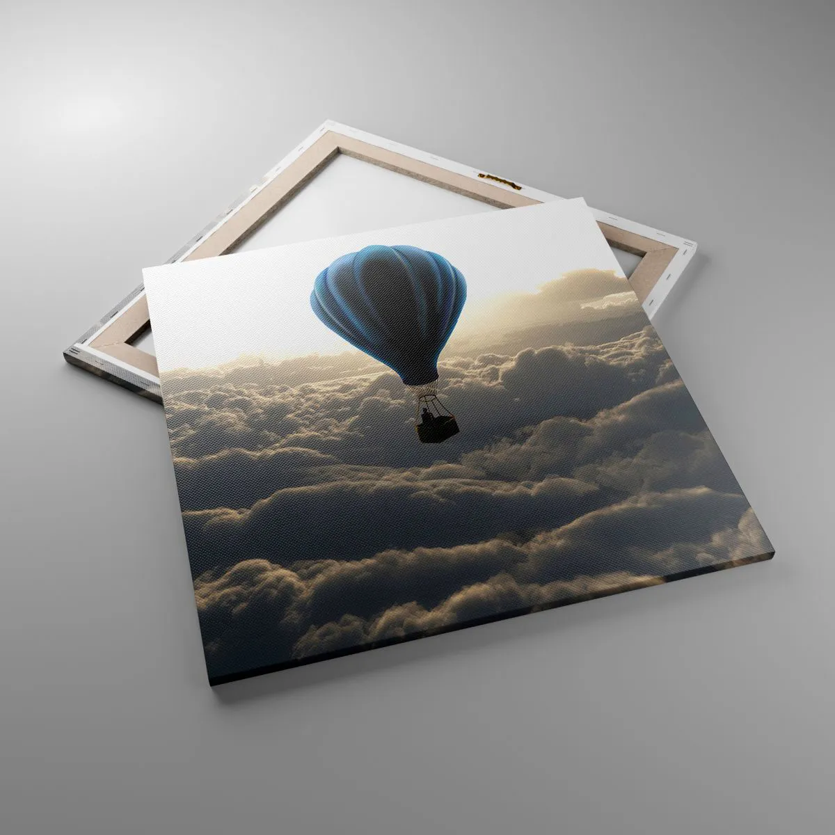 Obraz na płótnie - Wędrowiec ponad chmurami - 70x70 cm