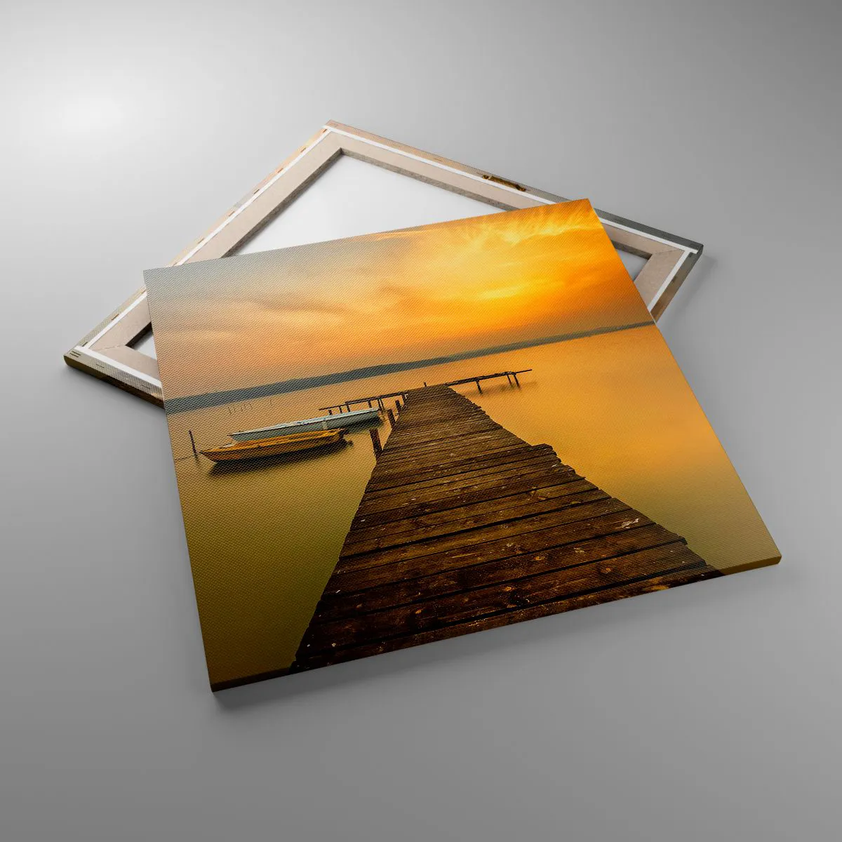Canvas picture - I Will Open up Golden Sky before You - 70x70 cm