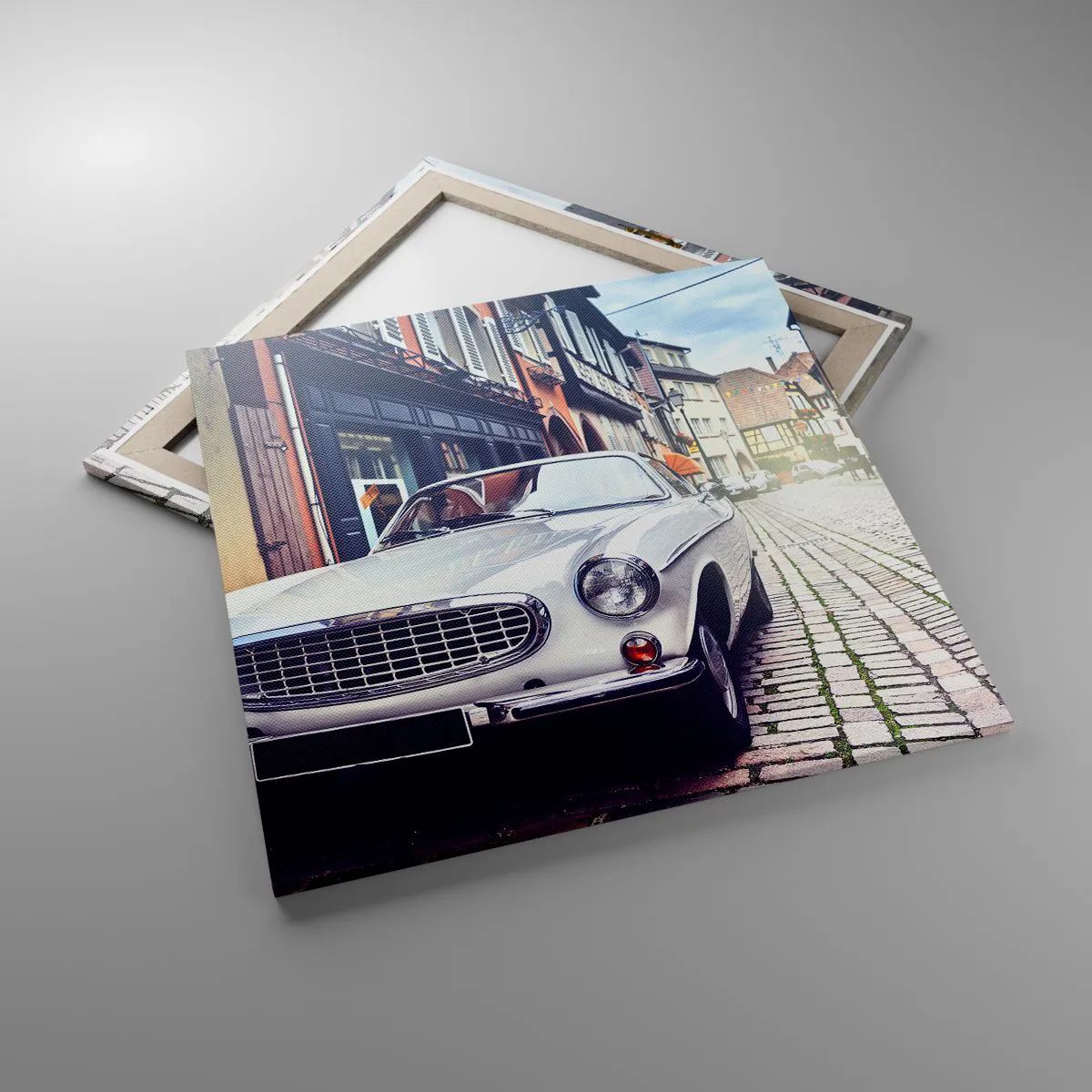 Lærredstryk - Billede på lærred - Fortiden er i dag - 70x70 cm