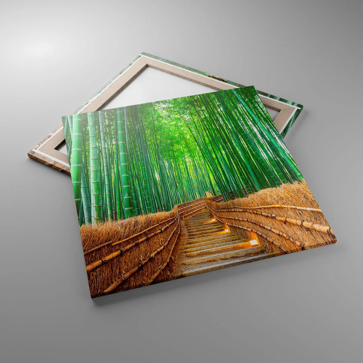 Impression sur toile - Image sur toile - L'essence de la nature asiatique - 70x70 cm