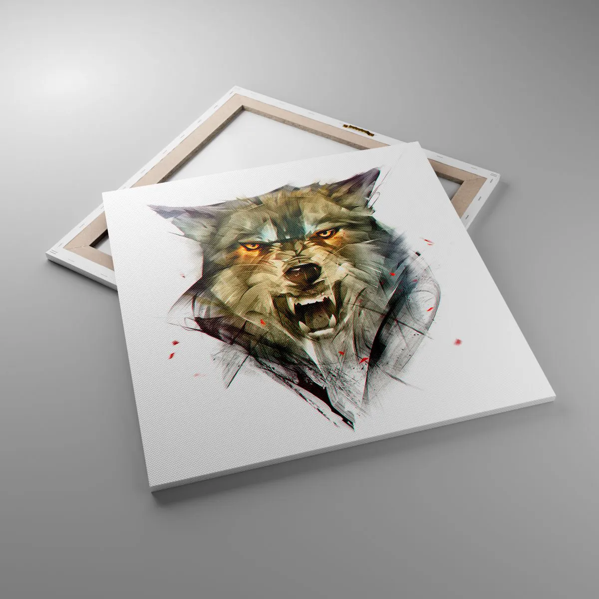 Impression sur toile - Image sur toile - Pas un pas ! - 70x70 cm