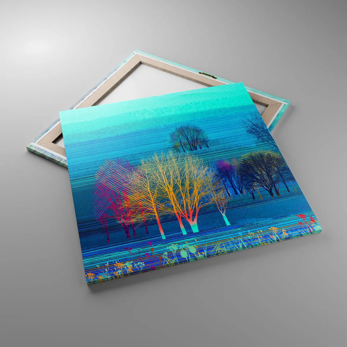 Impression sur toile - Image sur toile - Un paysage soigné - 70x70 cm