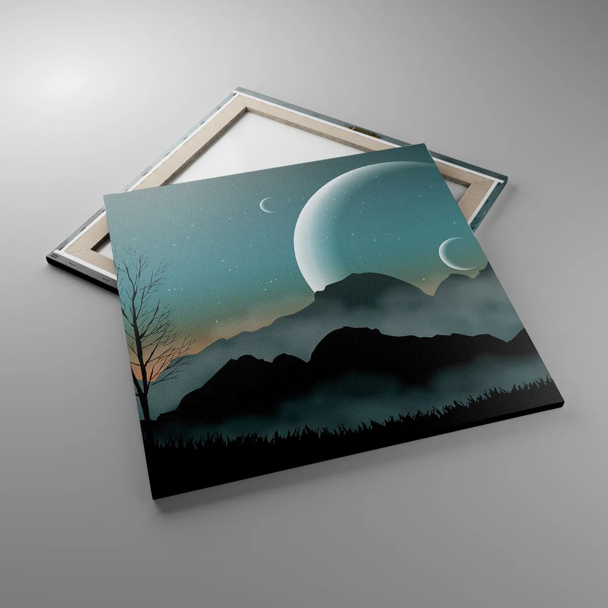 Impression sur toile - Image sur toile - Carnaval de la nuit étoilée - 70x70 cm